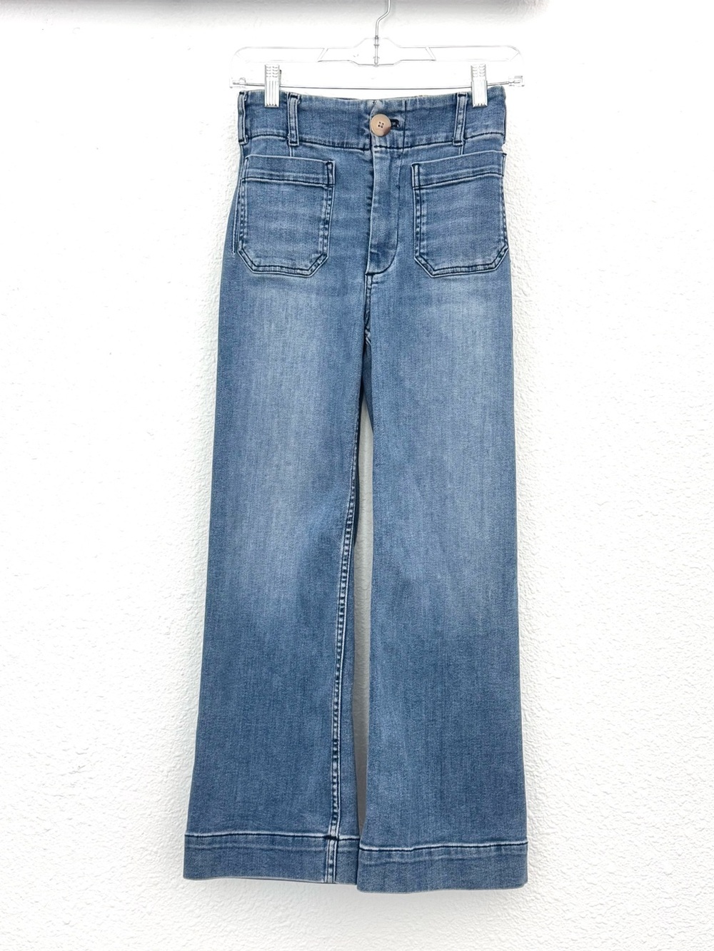 Maeve Anthropologie Colette Wide Leg High-Rise Jeans